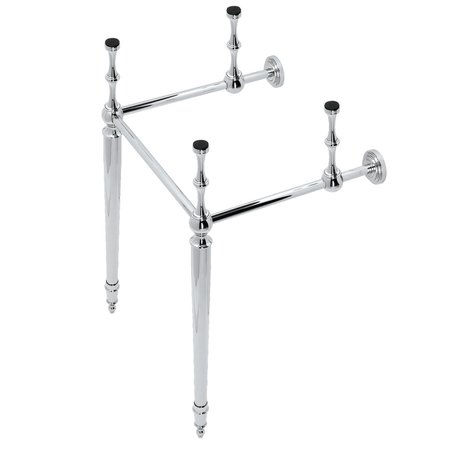 Fauceture VPB30161 Edwardian Brass Console Sink Legs, Polished Chrome VPB30161